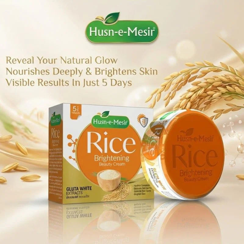 Rice Brightening Beauty Cream with Vitamin B3 | Spot-Less Glow & Skin Radiance Formula