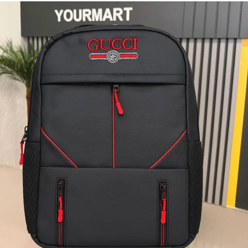 Multi-Functional Travel Backpack | Black & Red