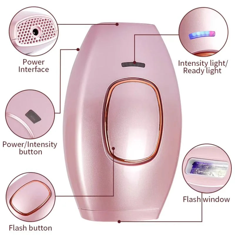 IPL Laser Hair Removal Device  | Permanent Hair Reduction Epilator