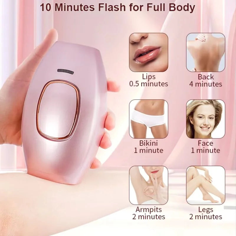 IPL Laser Hair Removal Device  | Permanent Hair Reduction Epilator
